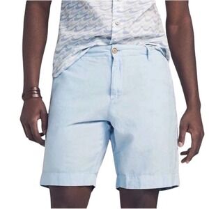 Faherty Brand Men's Light Blue Chino Shorts Size 42 Casual Summer Beach